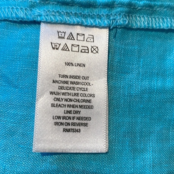 NWT C&C California 100% Linen Tank. Medium - Picture 5 of 7